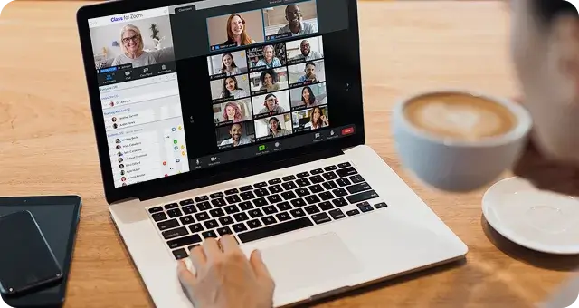 Live and self-paced learning with classes, recordings, and hybrid delivery
